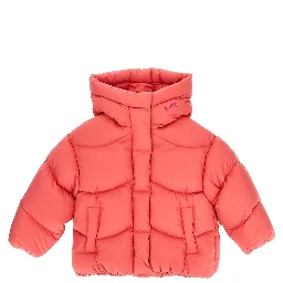 Soft polyester down jacket