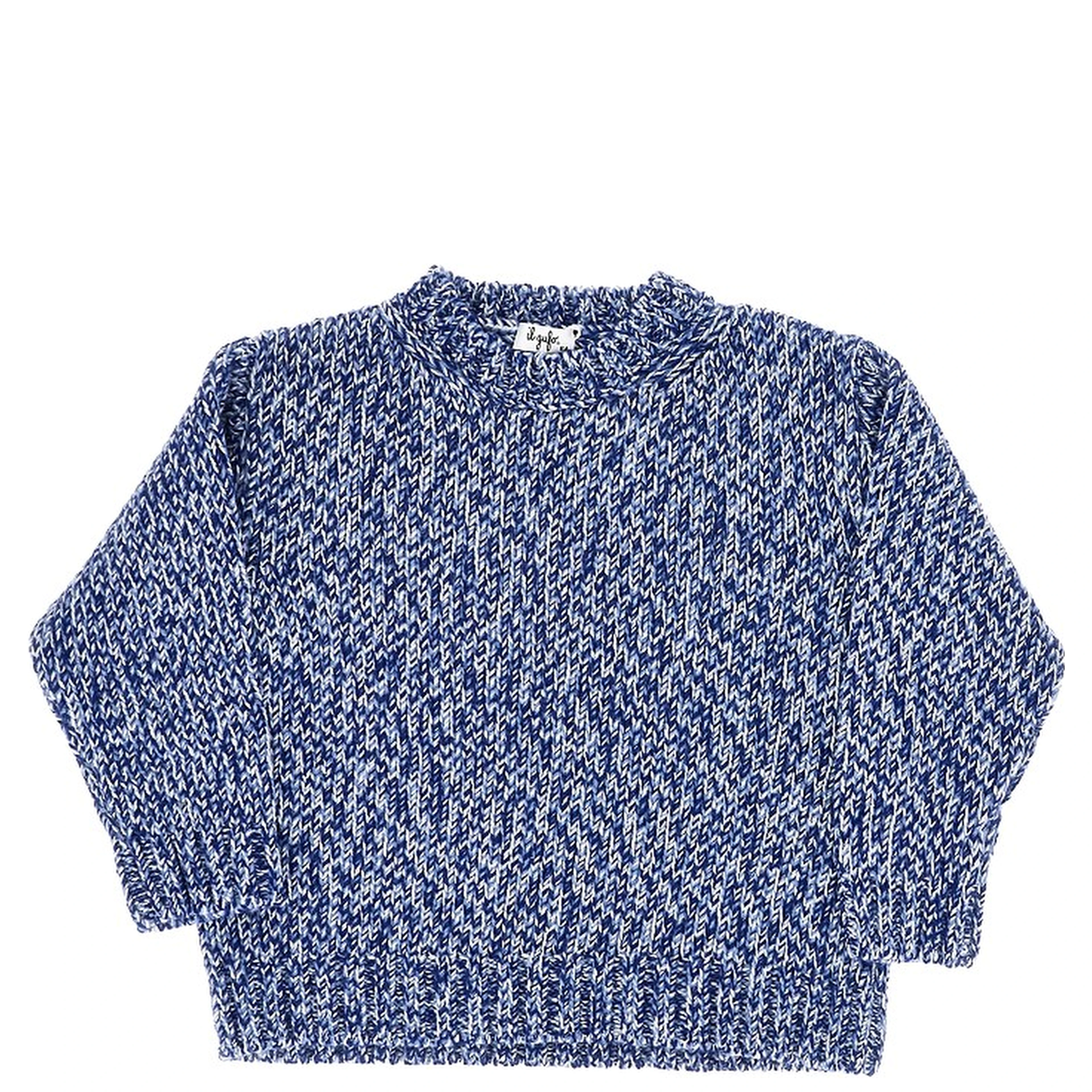 Mouliné wool-blend sweater