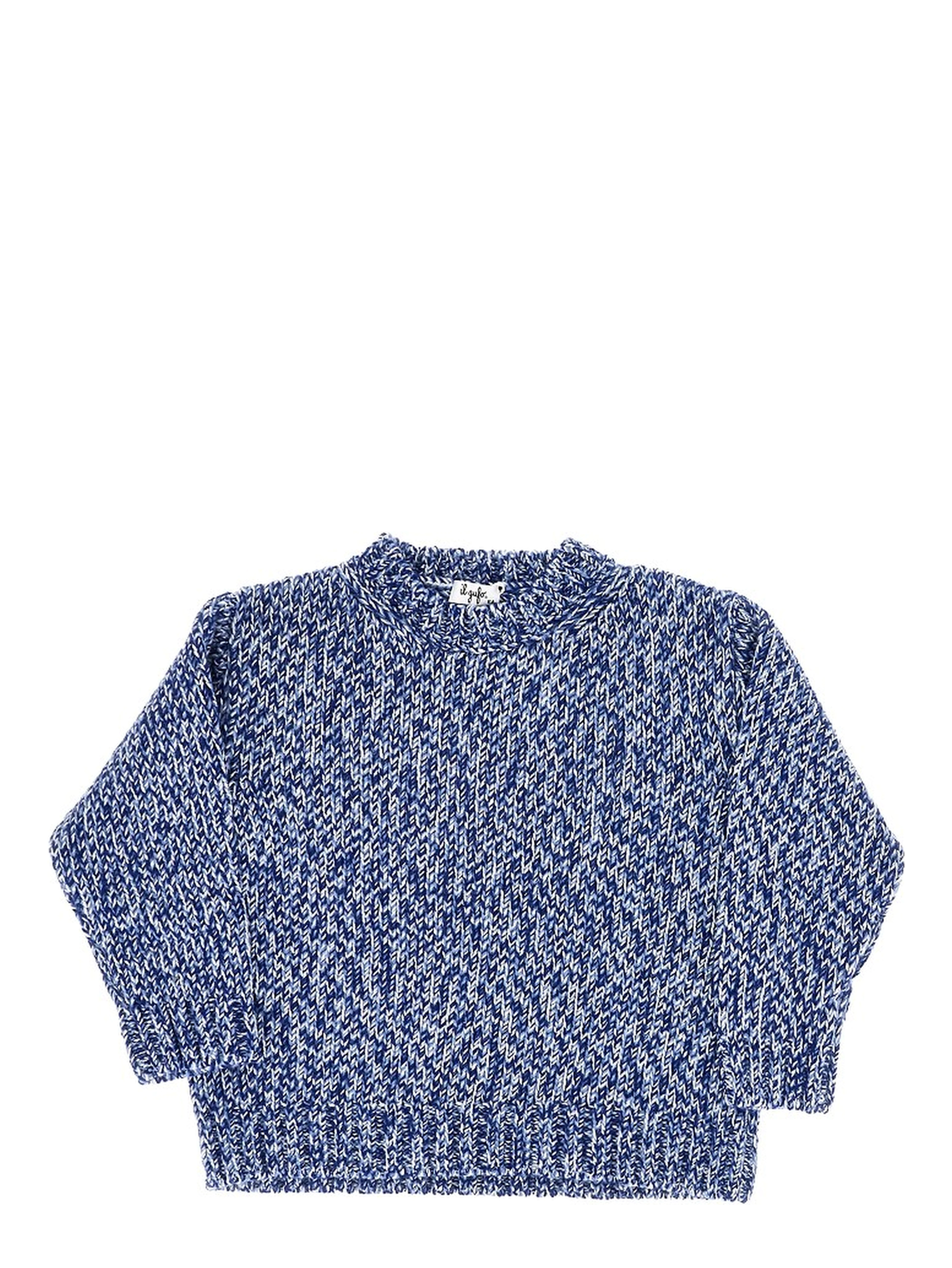 Mouliné wool-blend sweater
