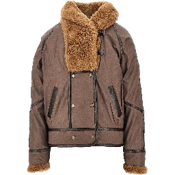'Olinka' coated cotton jacket