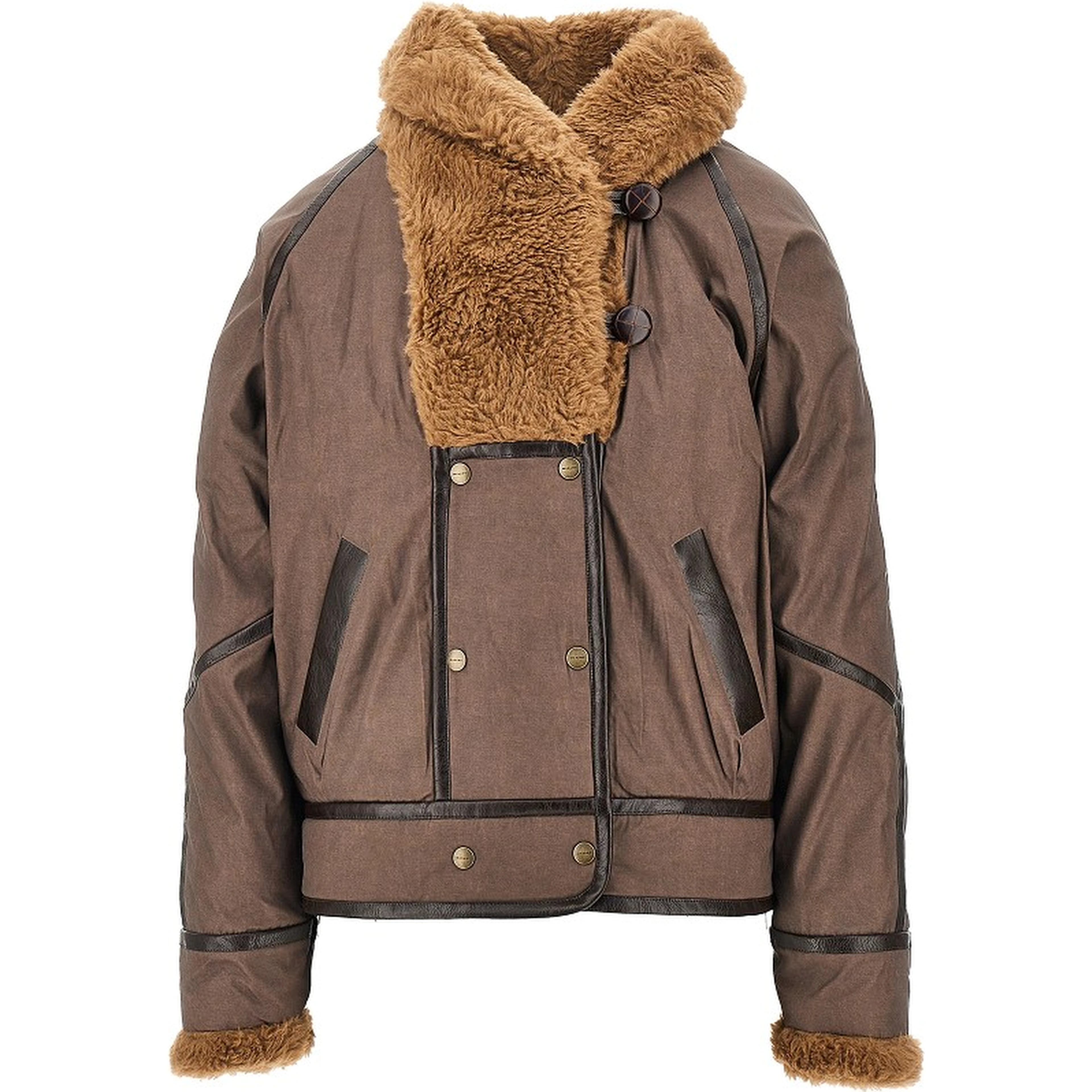 'Olinka' coated cotton jacket