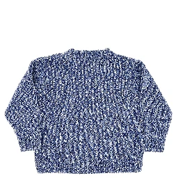 Mouliné wool-blend sweater
