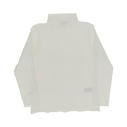 Stretch jersey turtleneck top