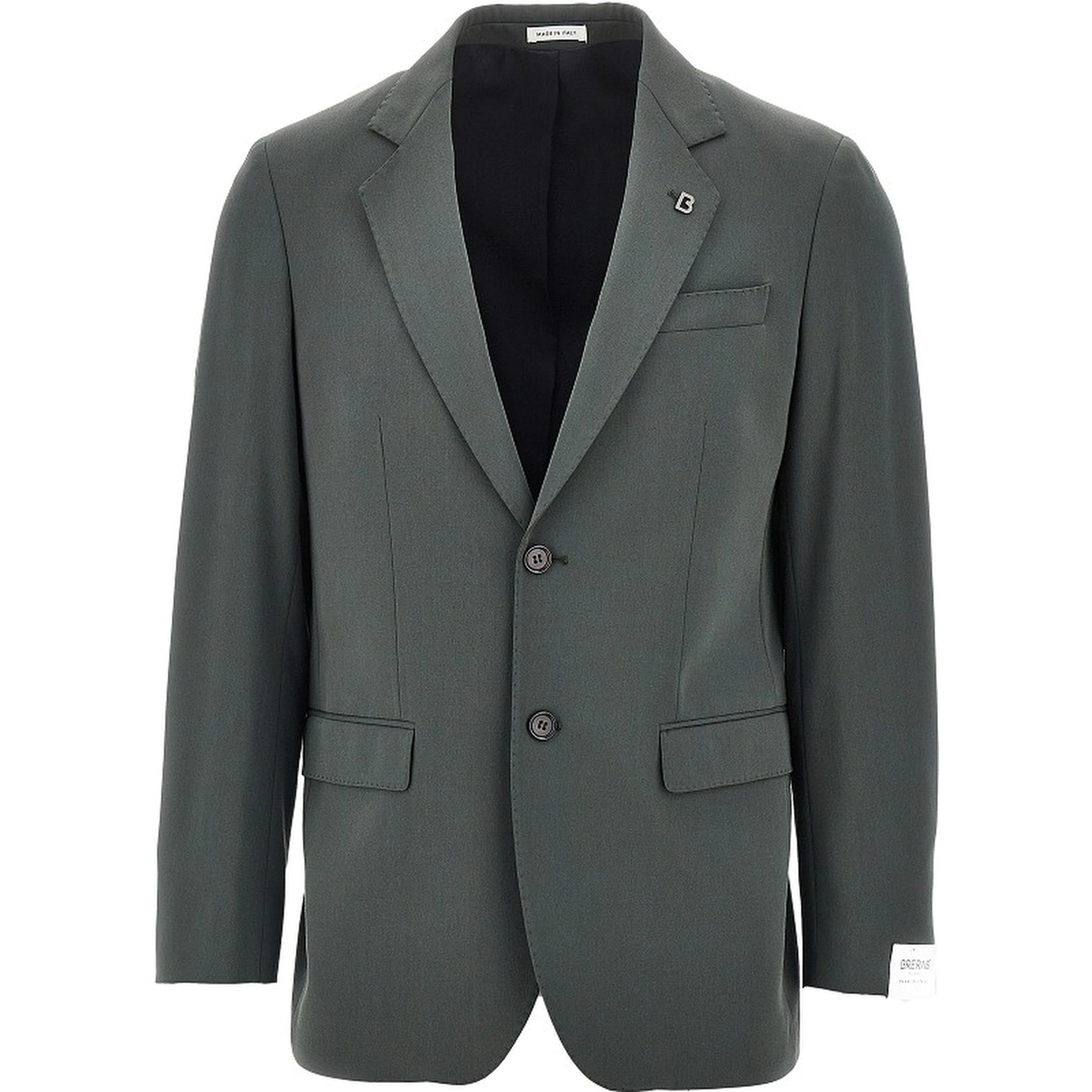 Twill single-breasted jacket
