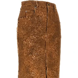 'Bisane' faux leather skirt