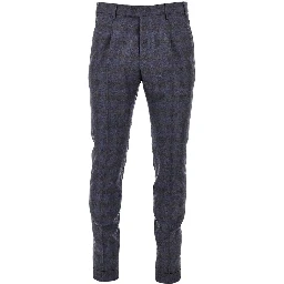 Check wool Master Fit pants