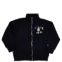 'Snoopy School' print full-zip sweatshirt