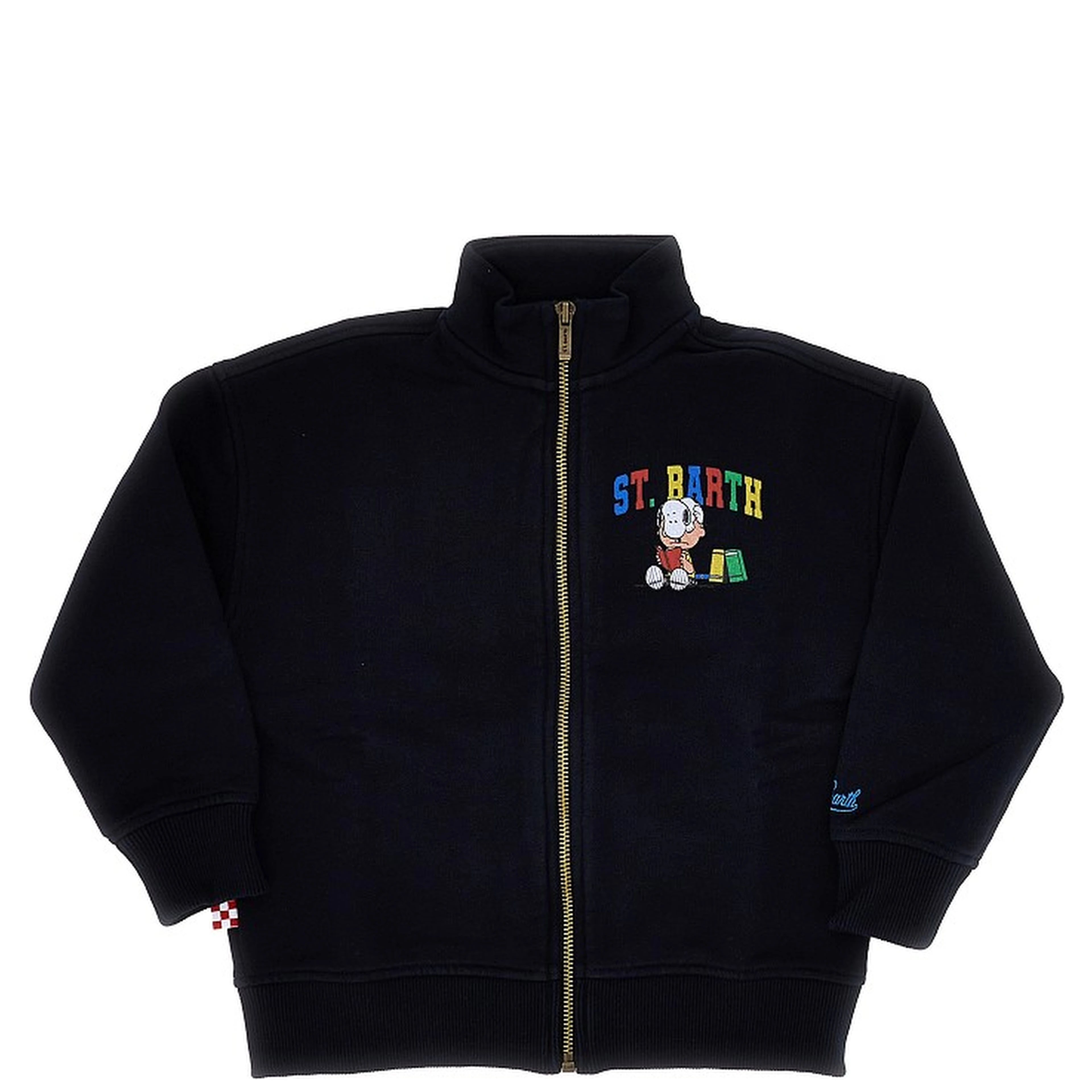 'Snoopy School' print full-zip sweatshirt