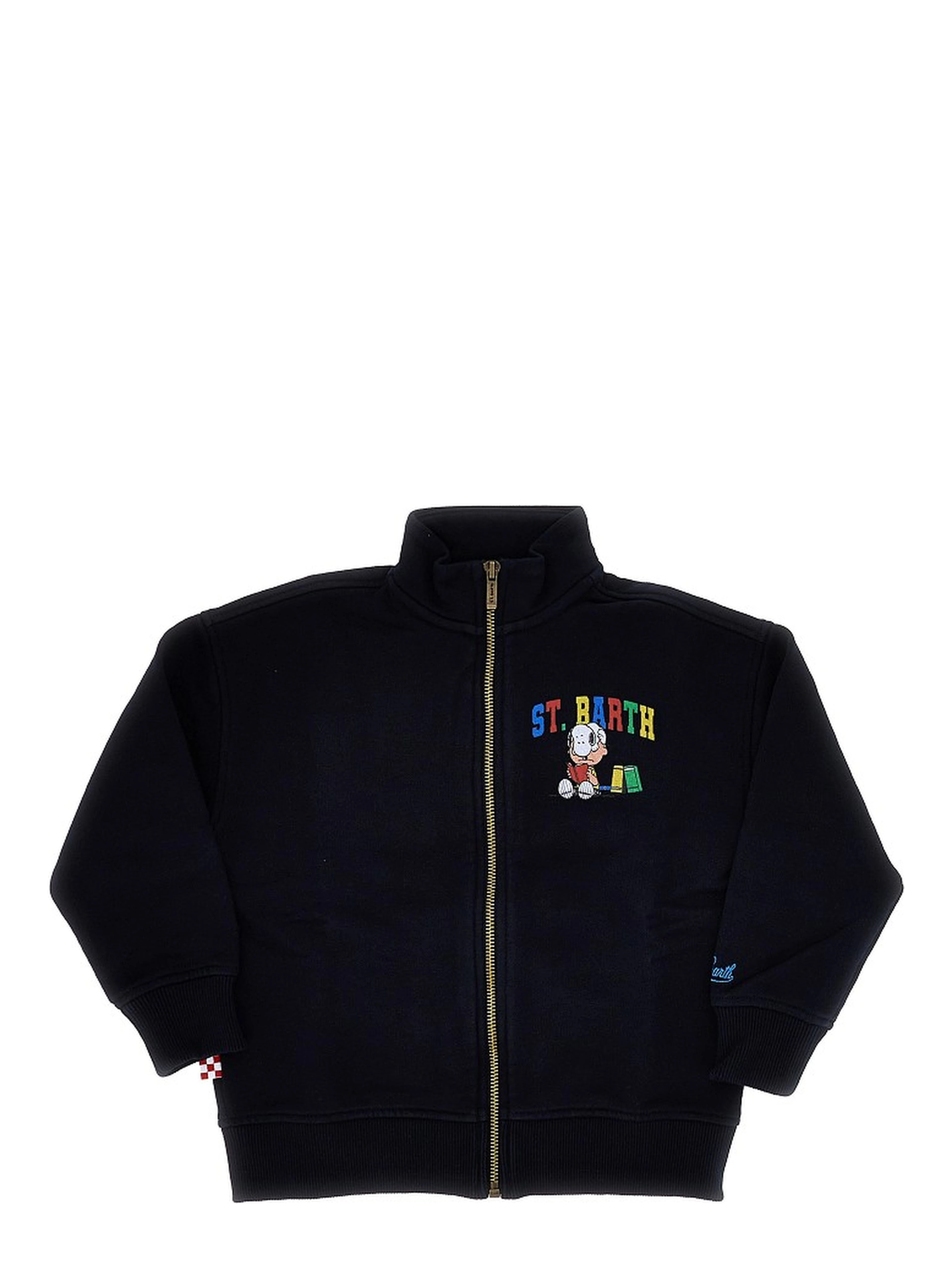 'Snoopy School' print full-zip sweatshirt