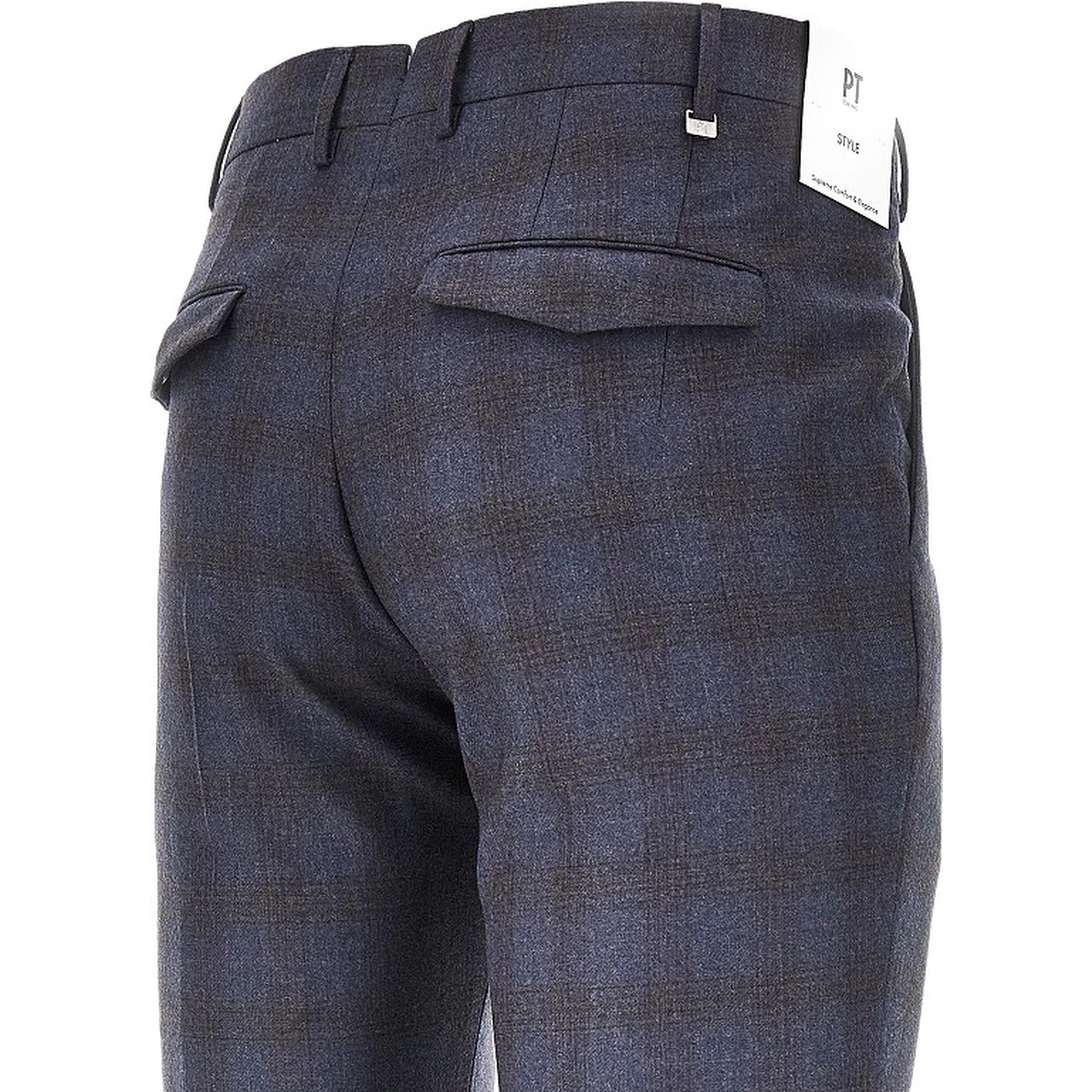 Check wool Master Fit pants