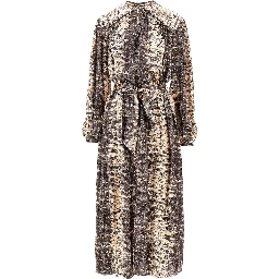 'Luada' silk long dress