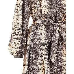 'Luada' silk long dress