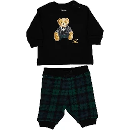 Polo Bear print cotton set