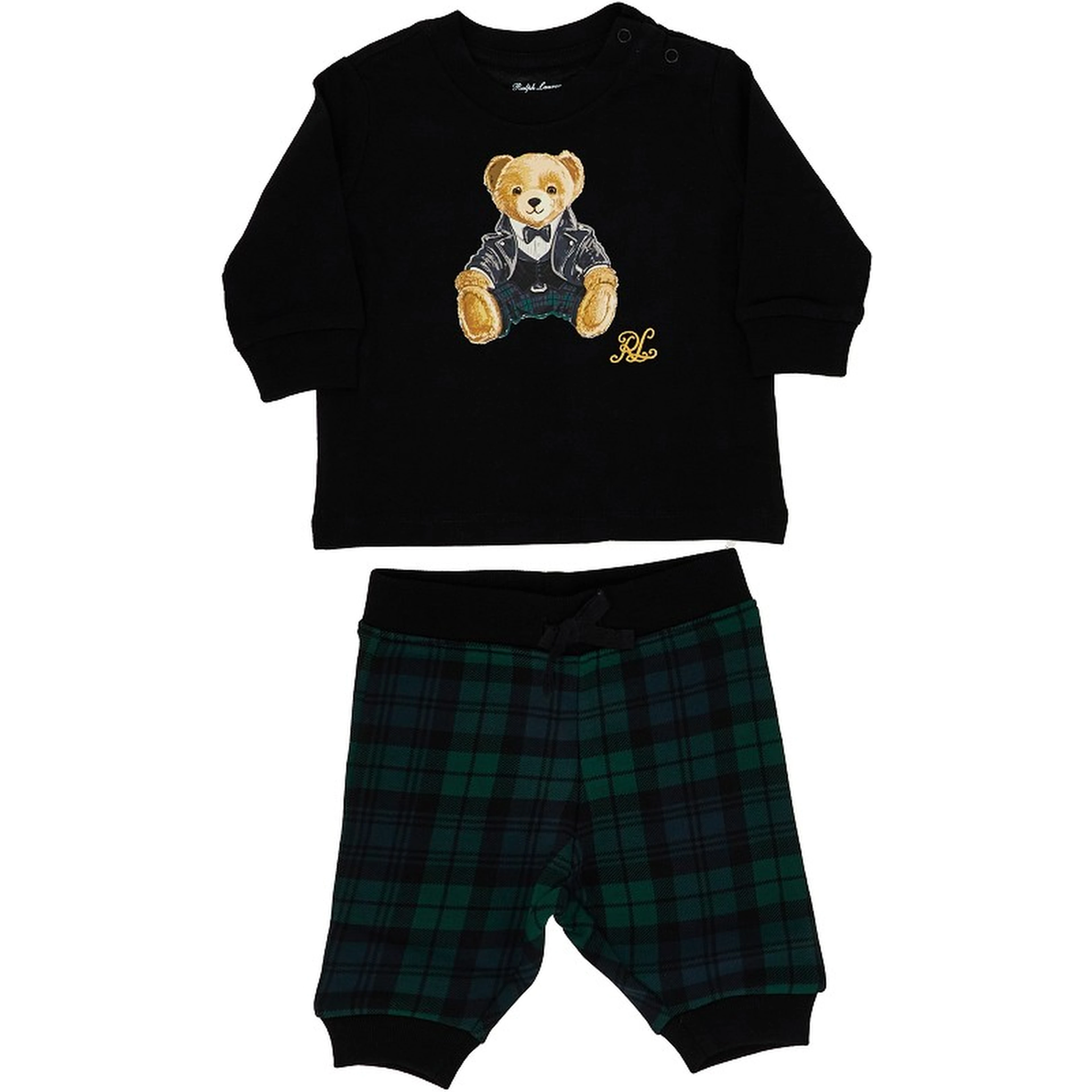 Polo Bear print cotton set