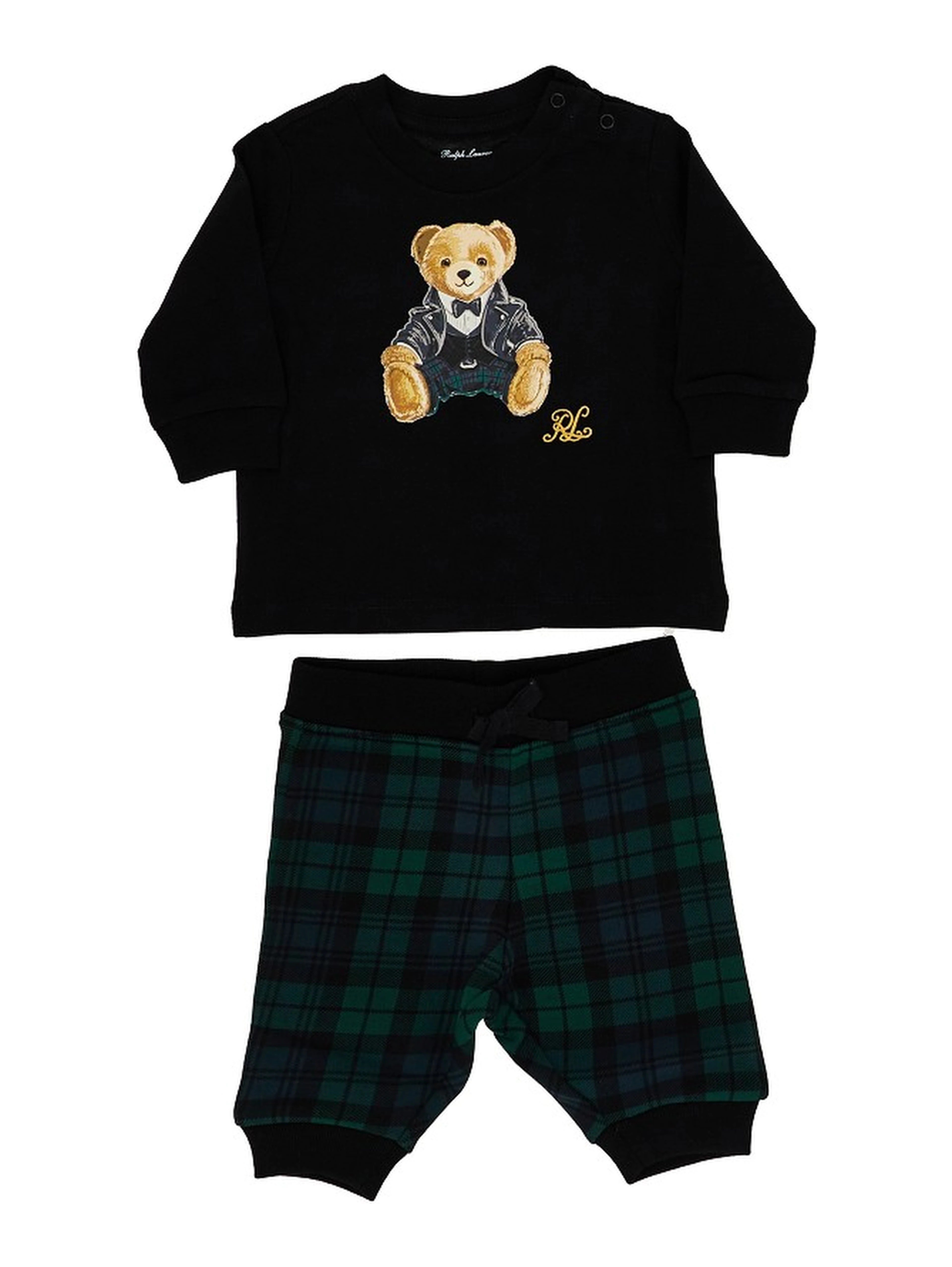 Polo Bear print cotton set