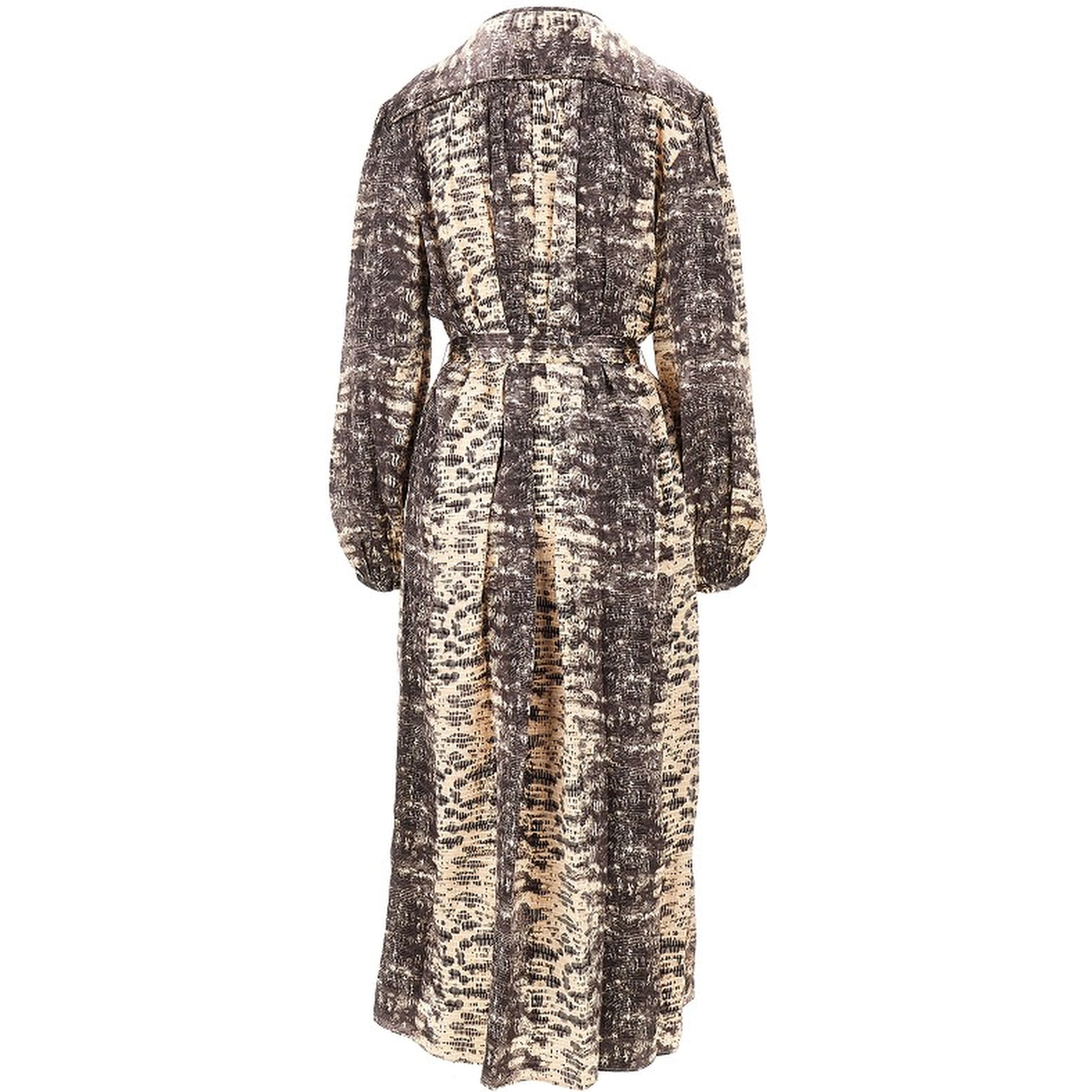'Luada' silk long dress