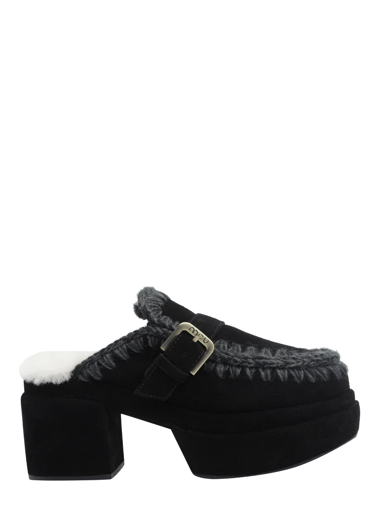 Mou With Heel Black