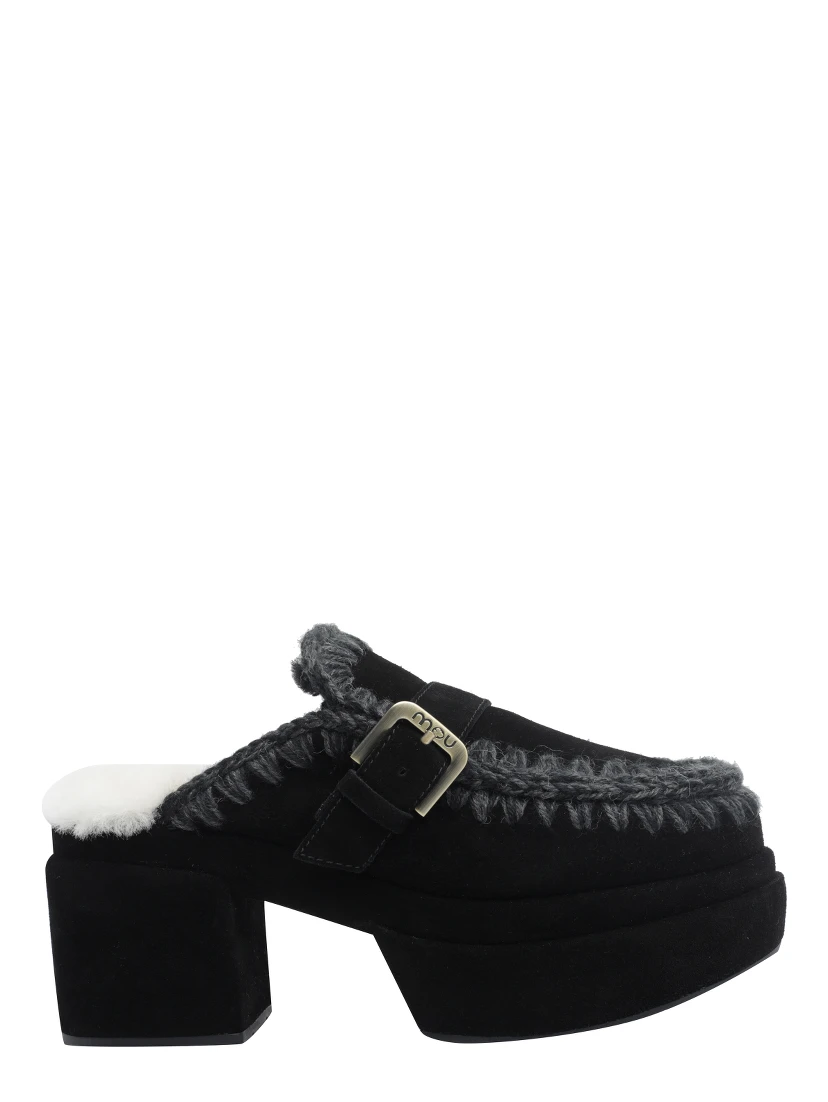 Mou With Heel Black