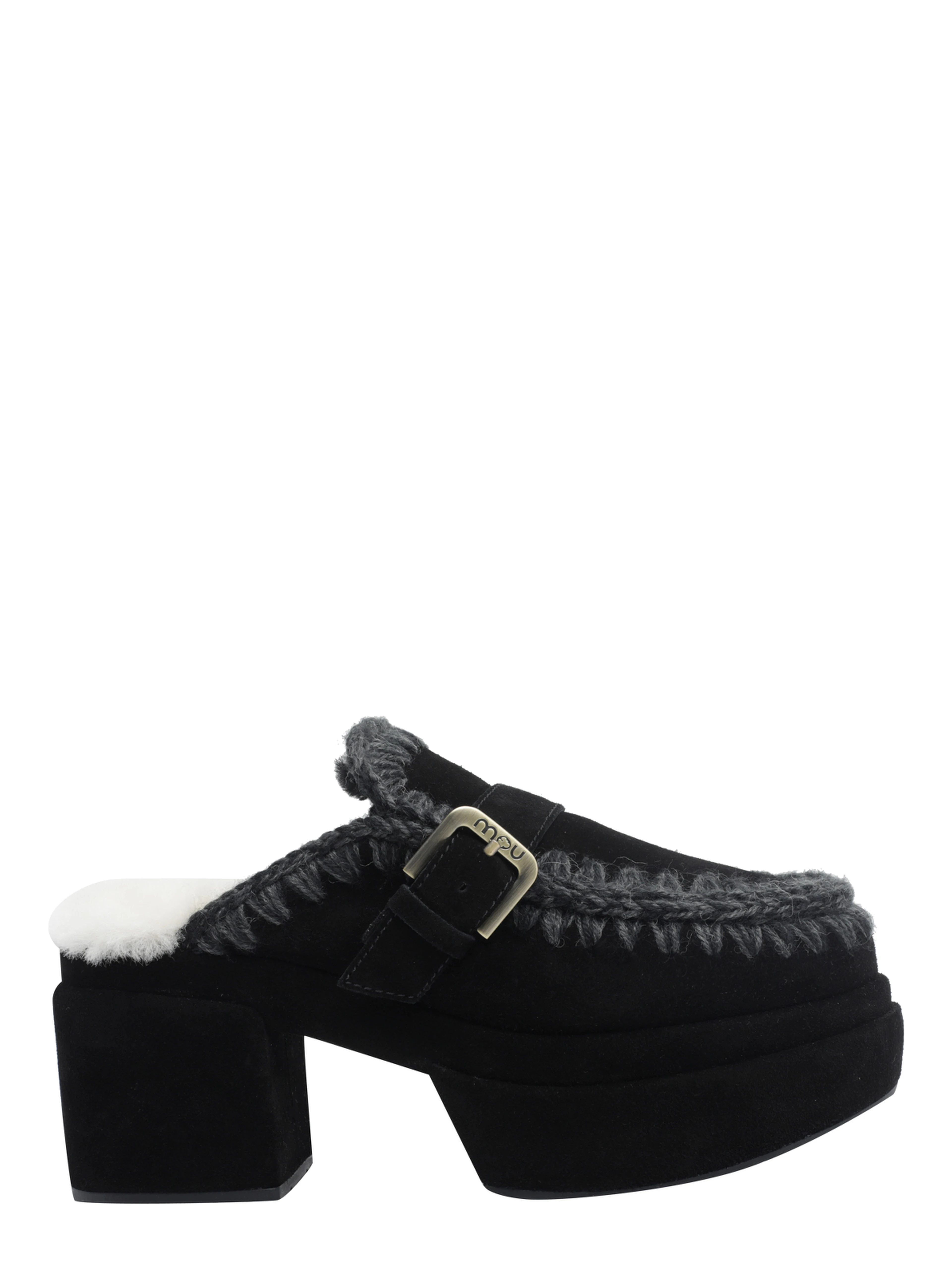 Mou With Heel Black
