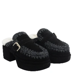 Mou With Heel Black