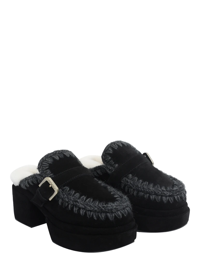 Mou With Heel Black