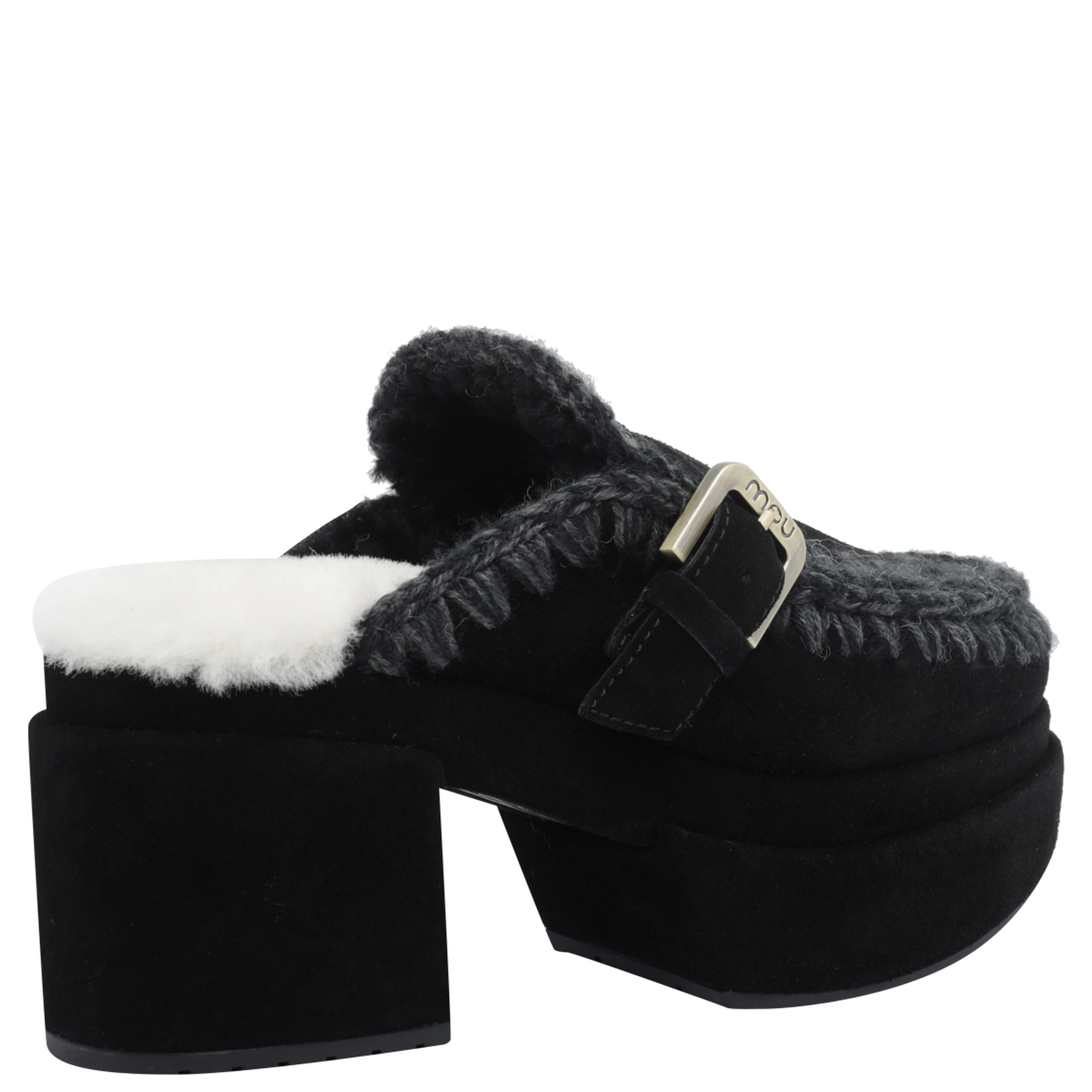 Mou With Heel Black
