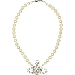 MAN. BAS RELIEF PEARL NECKLACE