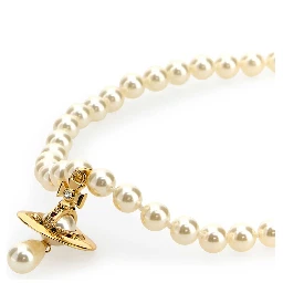ONE ROW PEARL DROP CHOKER