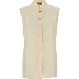SLEEVLESS SHIRT WITH SIDE OPENINGS