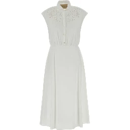 EMBROIDERED MIDI DRESS |