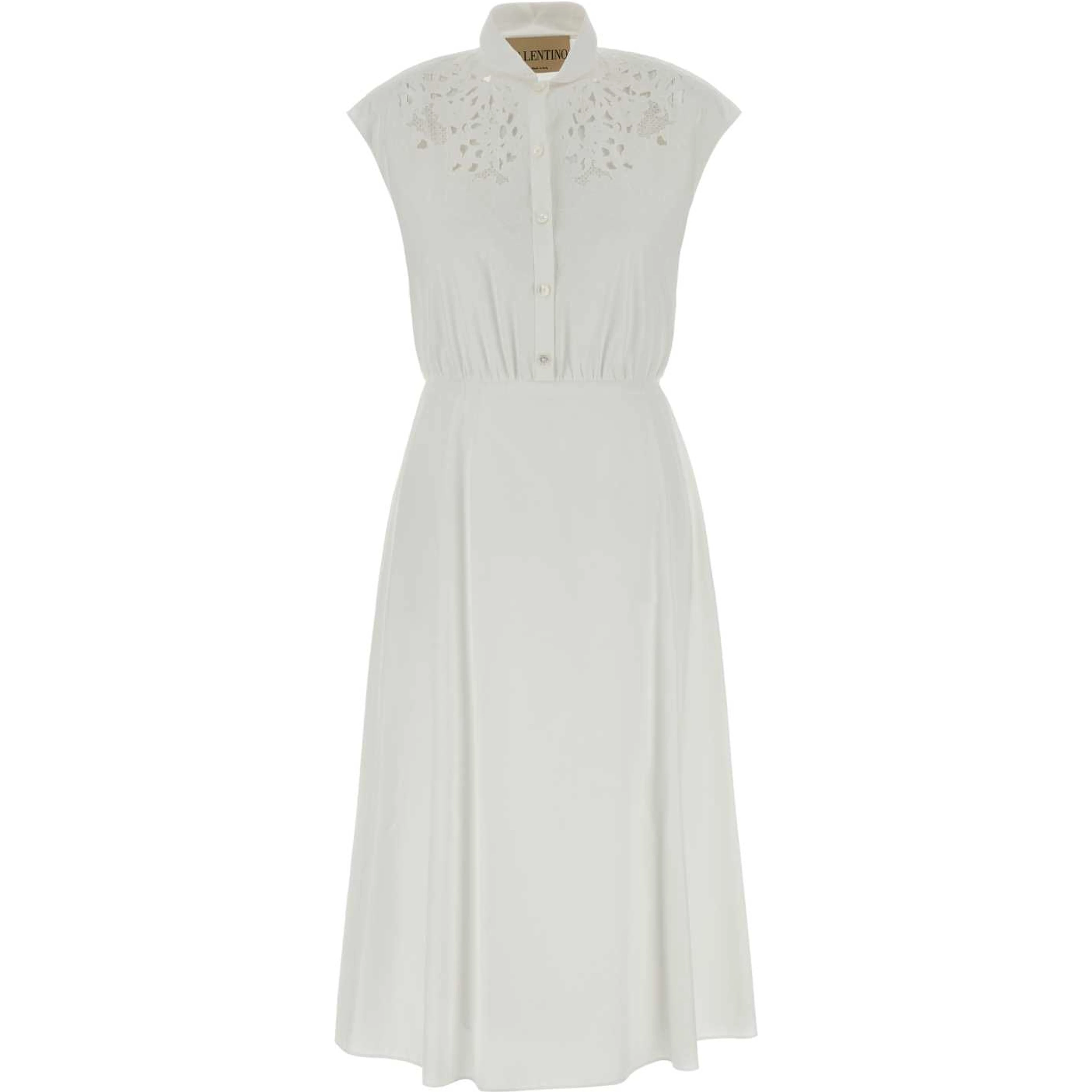 EMBROIDERED MIDI DRESS |
