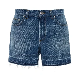 DENIM SHORTS RAW EDGE