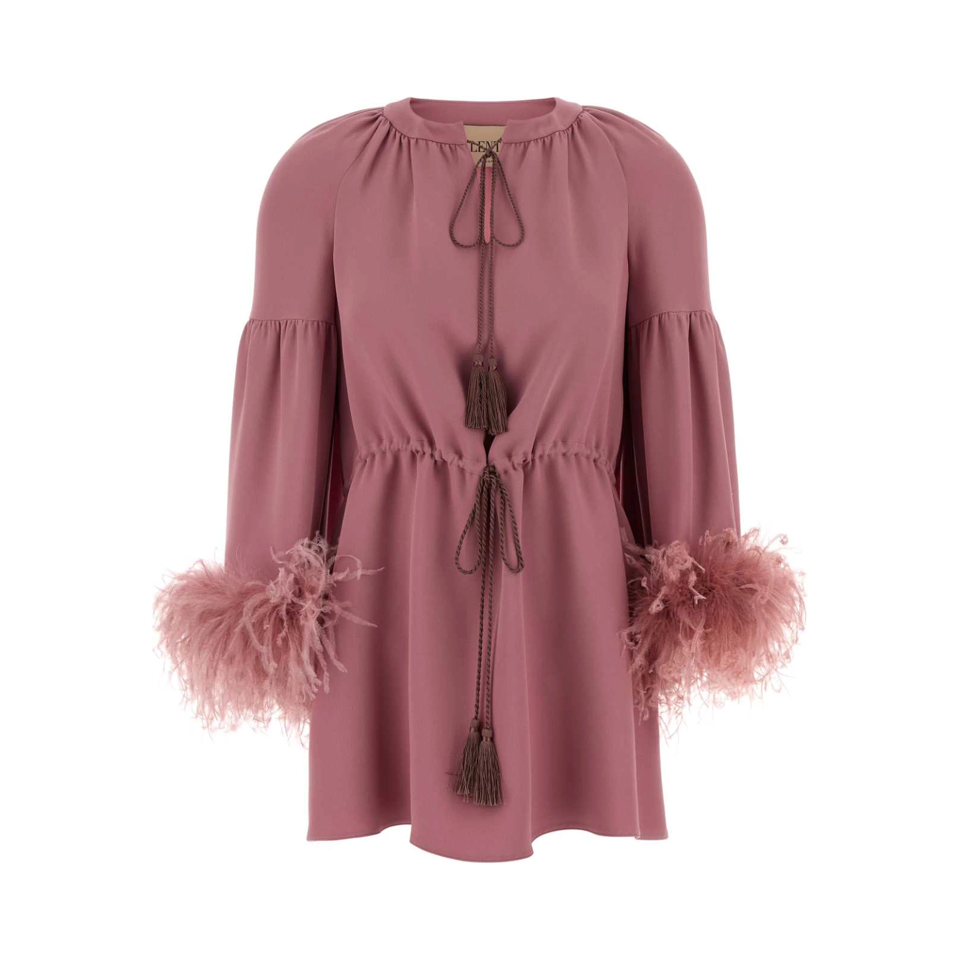 TOP WITH FEATHERS | SOLID