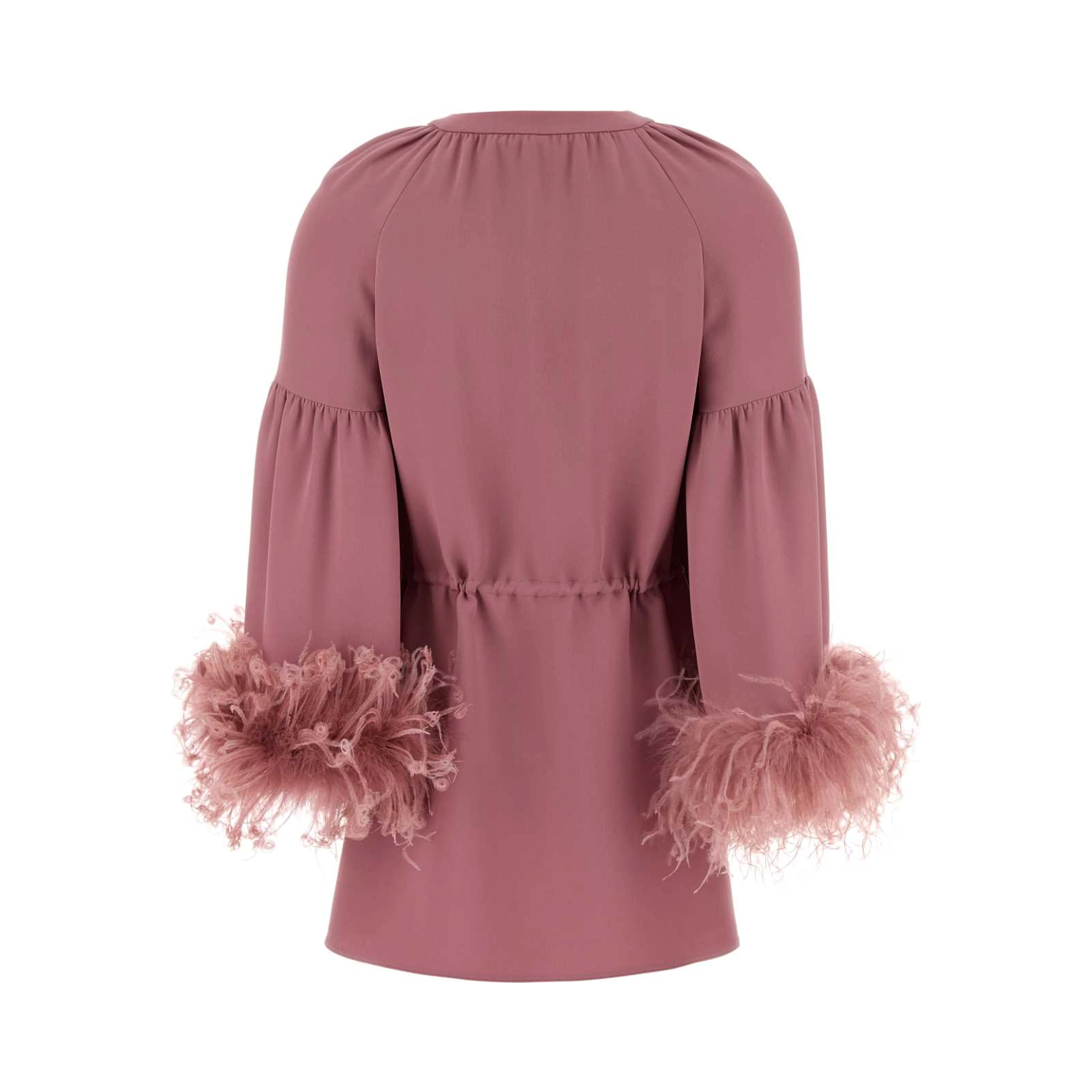 TOP WITH FEATHERS | SOLID