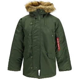 Bicolor Nylon Parka