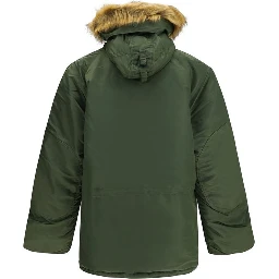 Bicolor Nylon Parka