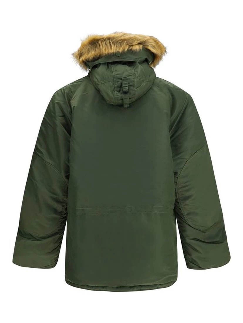 Bicolor Nylon Parka