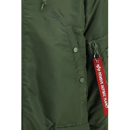 Bicolor Nylon Parka
