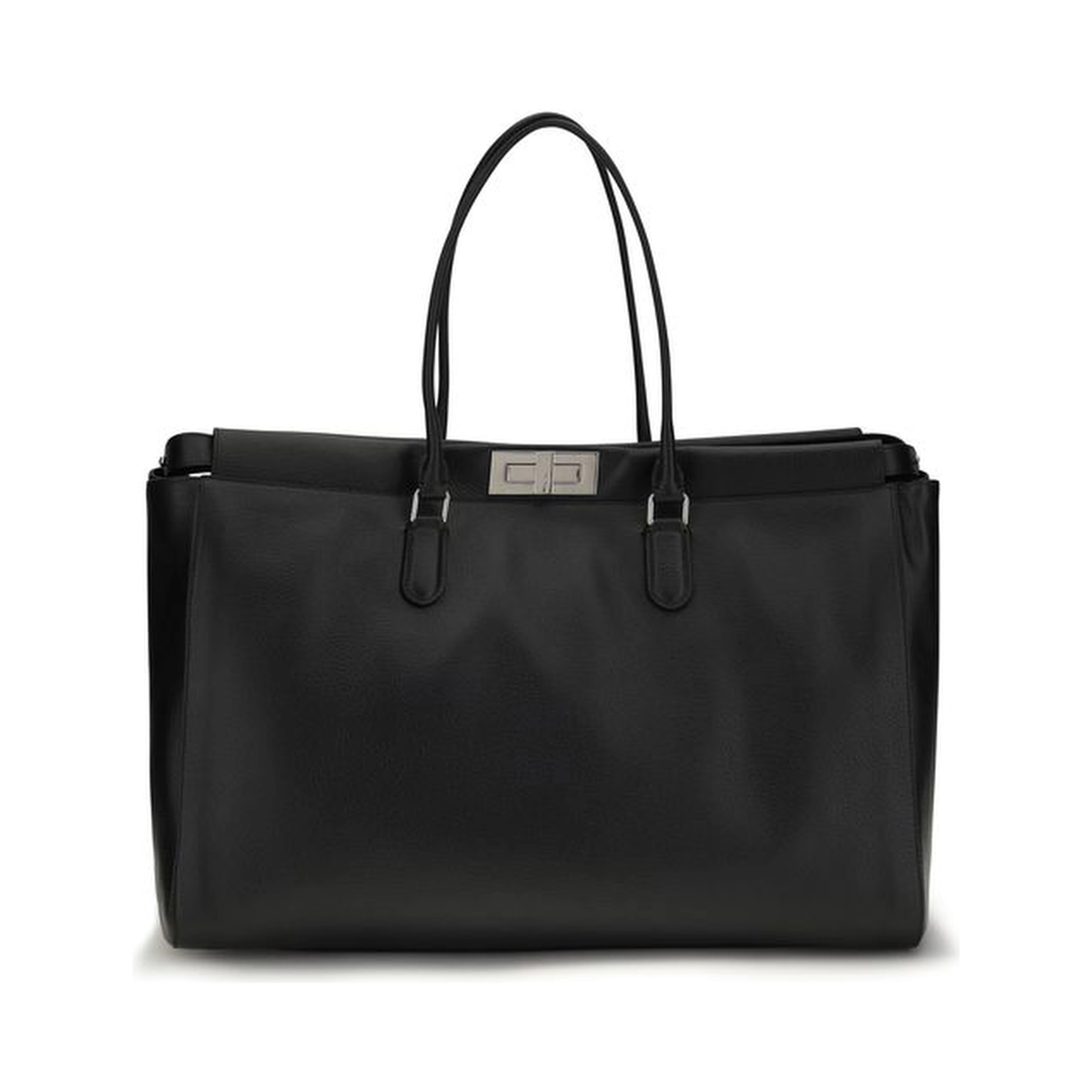 Black Calf Leather Bos Taurus Shoulder Bag