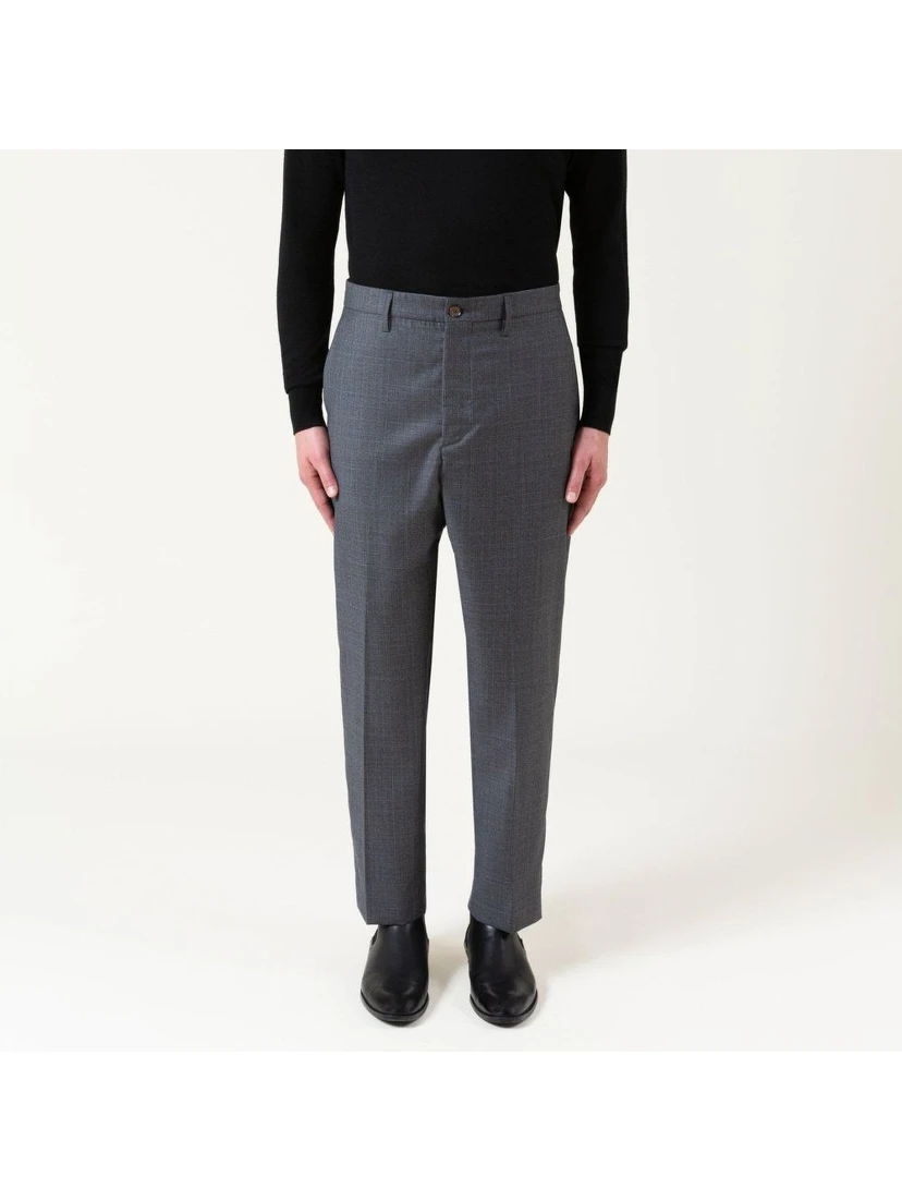 Gray Wool Dress Pants