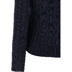 Blue Cotton Cardigan