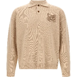 Beige Wool Cardigan