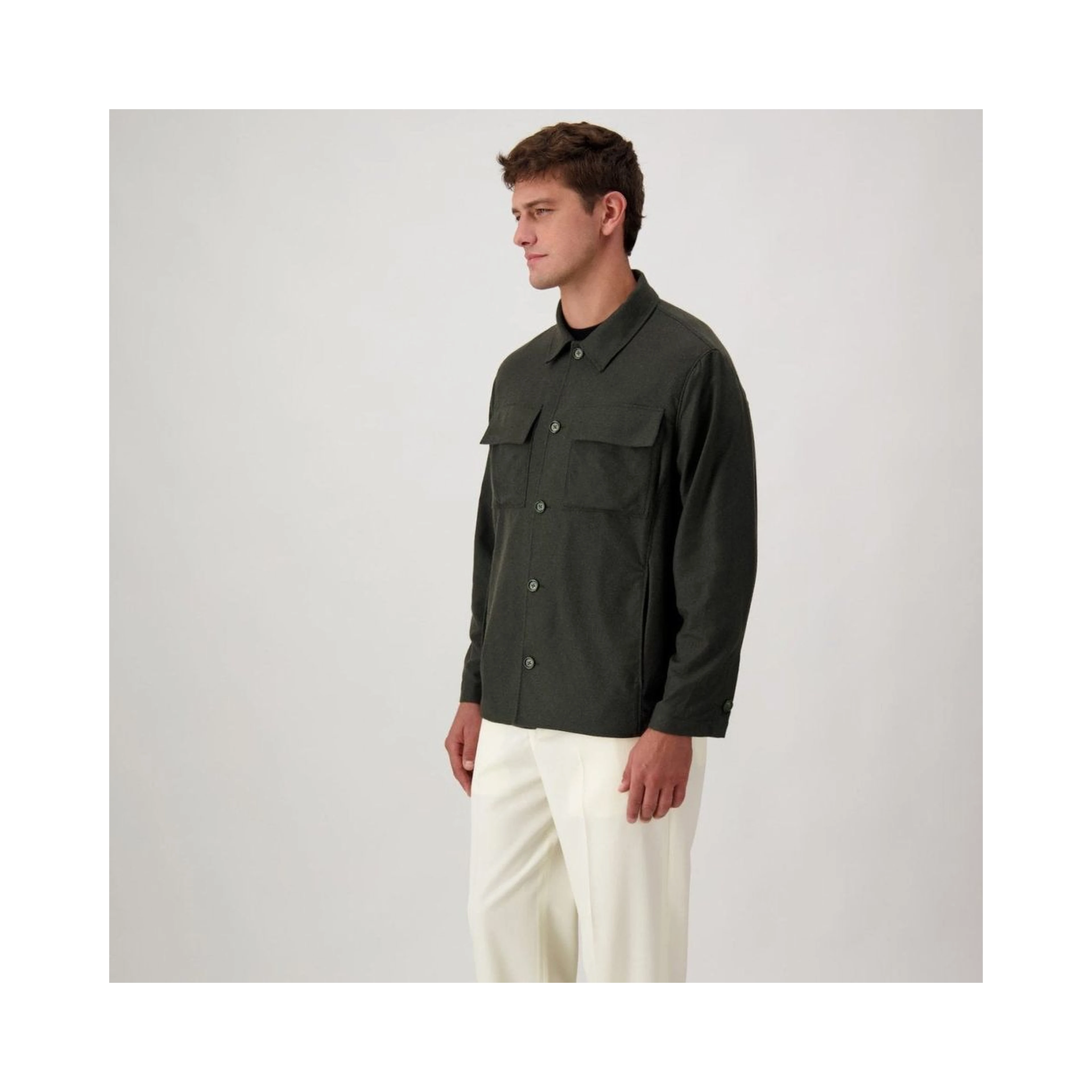 Bicolor Cashmere Jacket