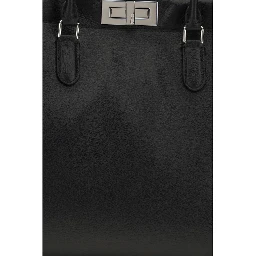 Black Calf Leather Bos Taurus Shoulder Bag