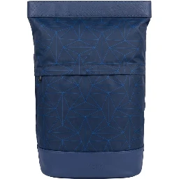 Blue Polyurethane Men's Backpack