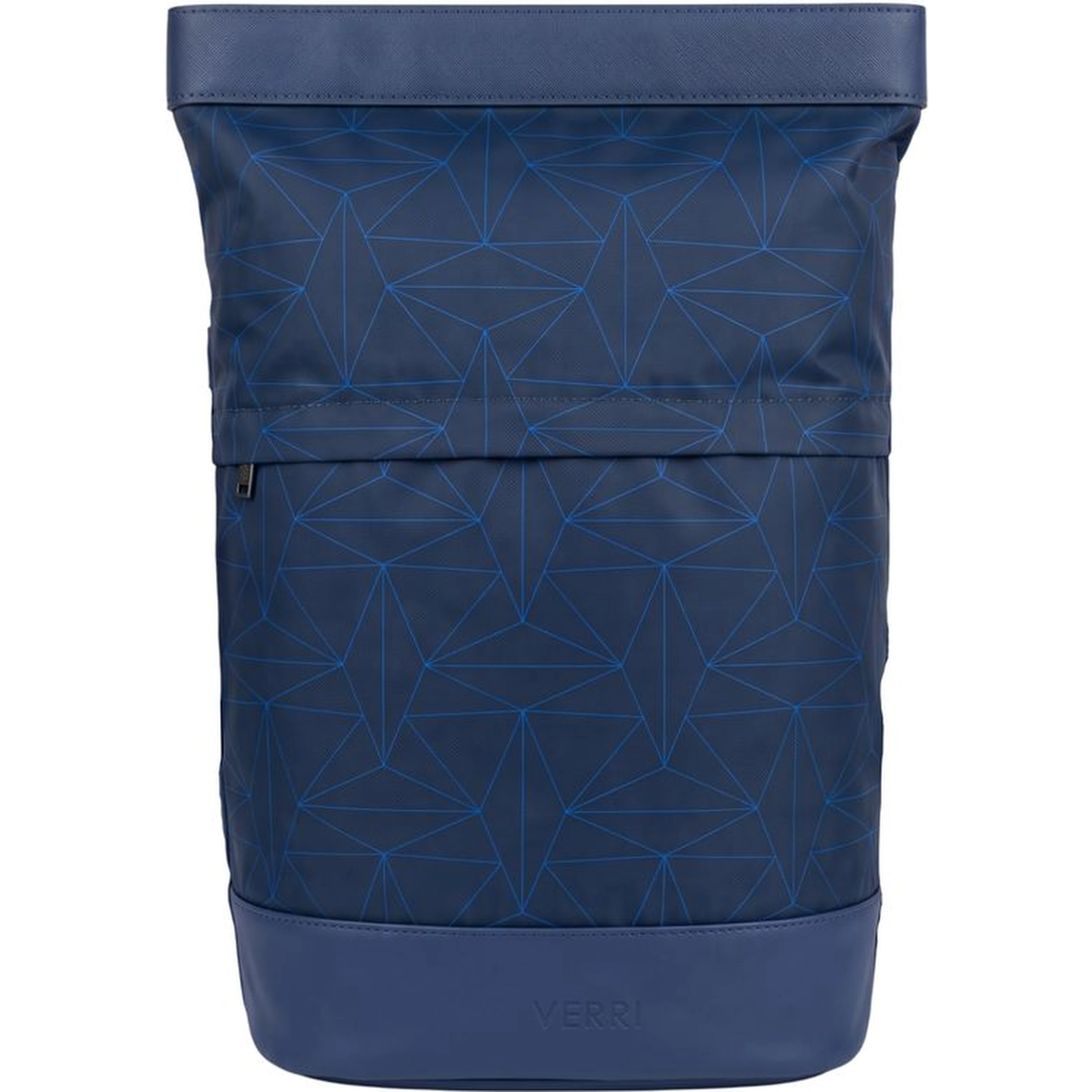 Blue Polyurethane Men's Backpack