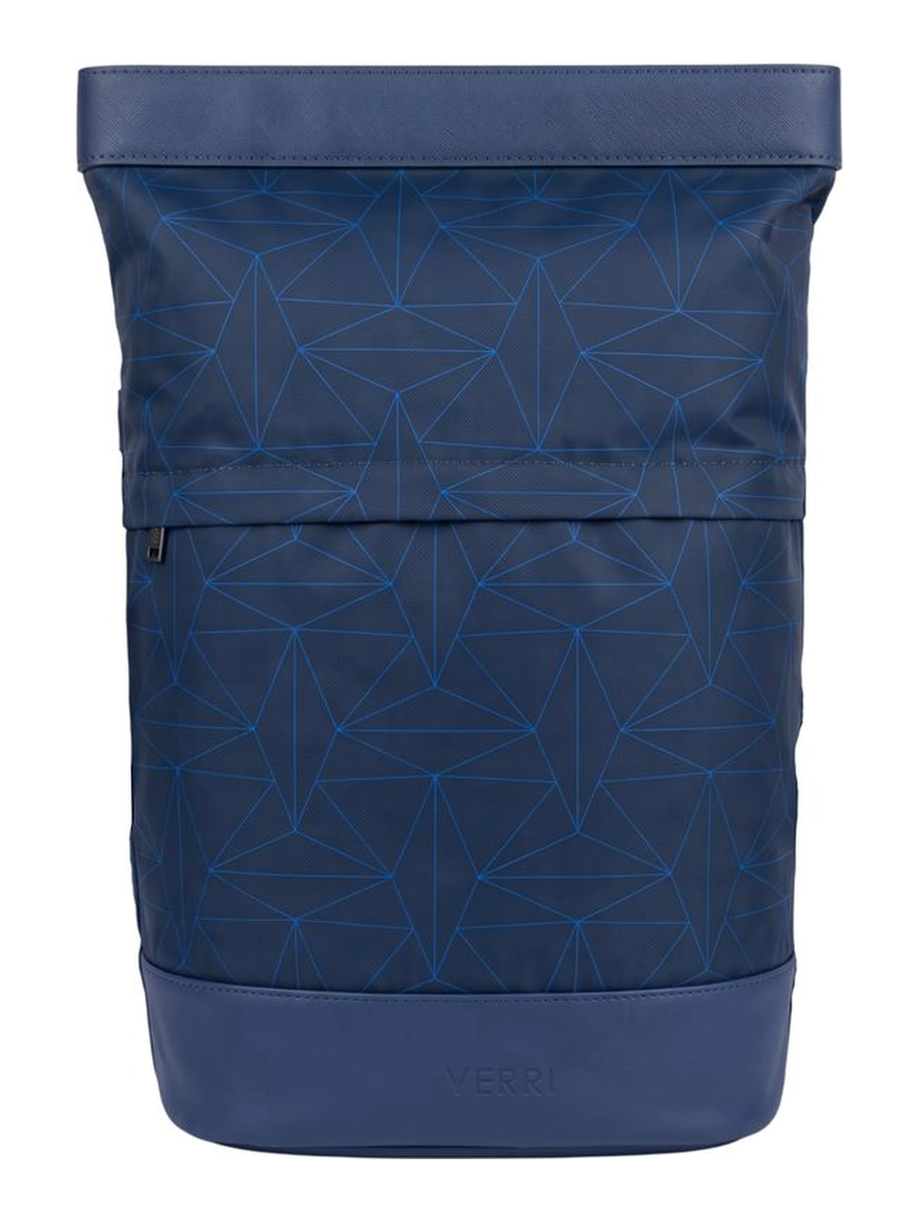 Blue Polyurethane Men's Backpack