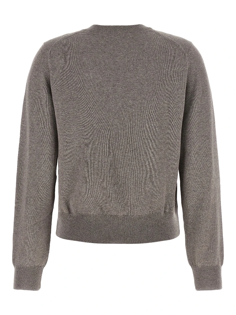 Gray Wool Cardigan