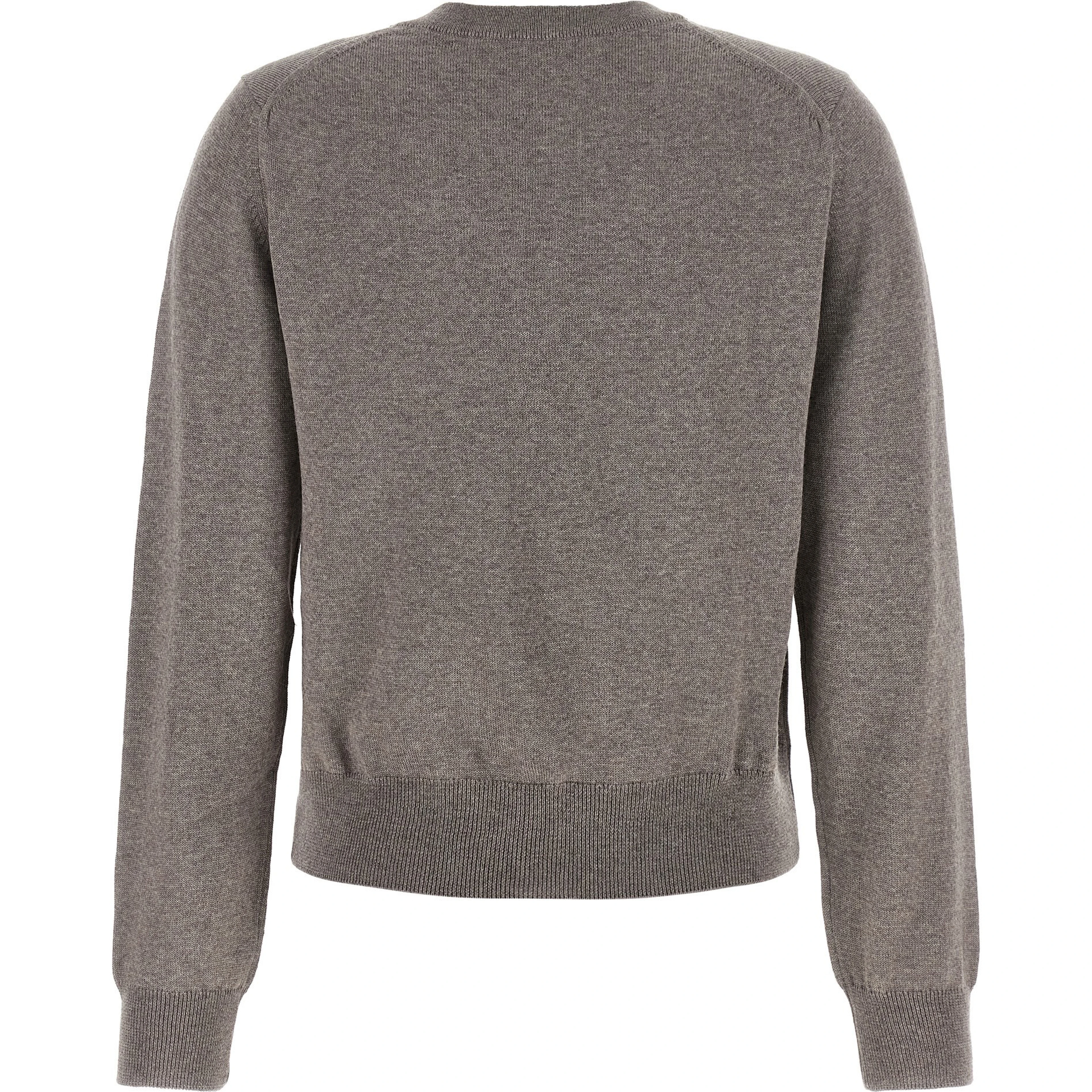 Gray Wool Cardigan