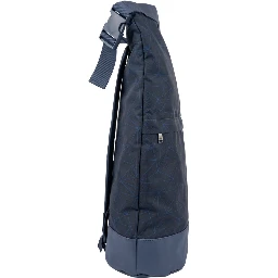 Blue Polyurethane Men's Backpack